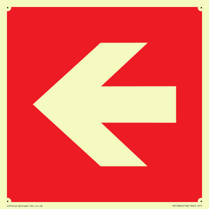 Left arrow (white on red background)